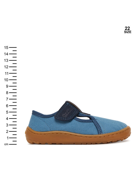 Froddo Тапочки Froddo Barefoot Canvas T-Bar G1700439-1 M Голубий