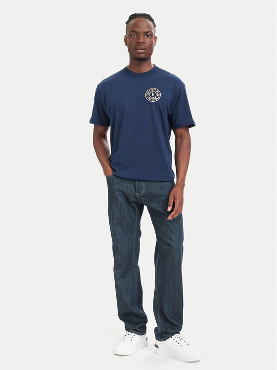 Versace Jeans Couture Versace Jeans Couture Camiseta 80GAHT04 CJ00T Azul marino Regular Fit