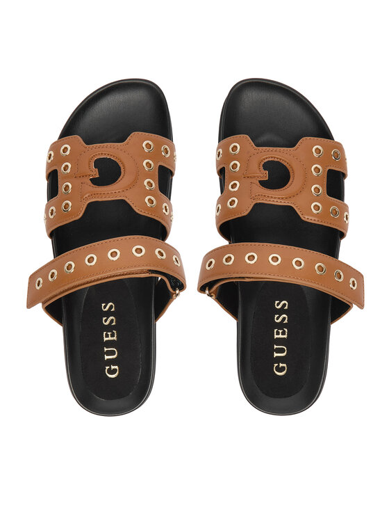 Guess Шльопанці Guess FLPFAS ELE03 Коричневий