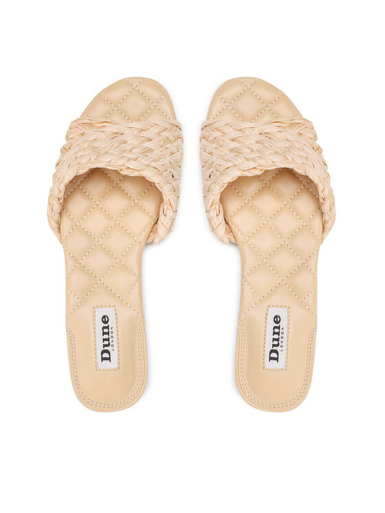 Dune London Шльопанці Dune London Loopy 142 0079504510048 Бежевий