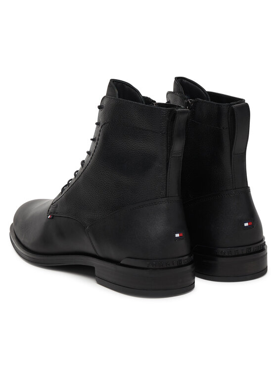 Tommy Hilfiger Kozaki Tommy Hilfiger Corporate FM0FM05577 Czarny