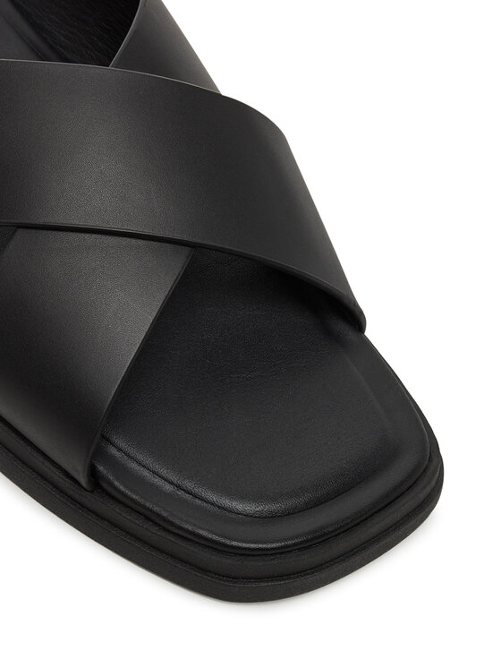 Calvin Klein Natikače Calvin Klein Criss Cross Sandal HM0HM01737 Crna