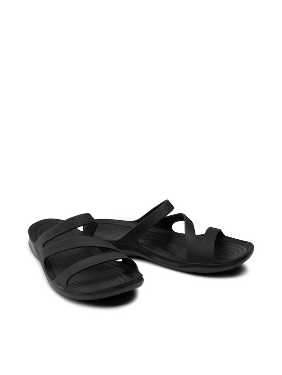 Crocs Чехли Crocs Swiftwater Sandal W 203998 Черен