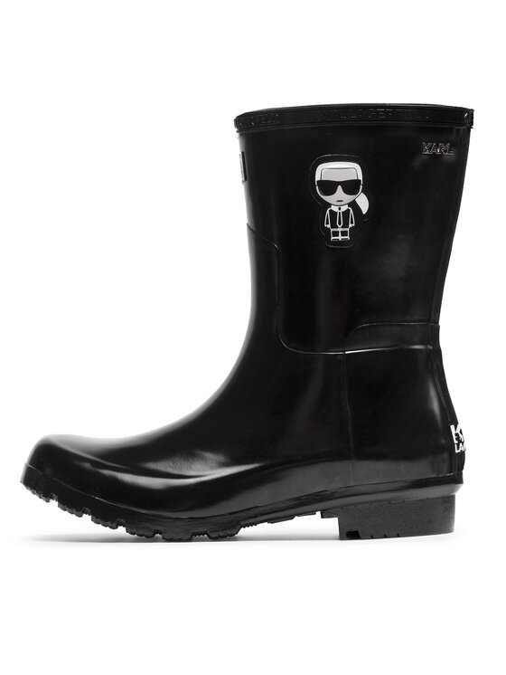 KARL LAGERFELD Gumáky KARL LAGERFELD KL47073 Čierna