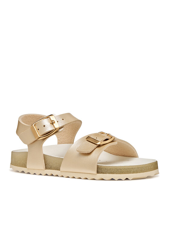 Geox Sandały Geox J Adriel Girl J558MI 000NF C2010 M Złoty