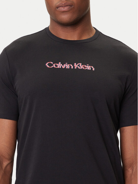 Calvin Klein Jeans Calvin Klein Jeans T-shirt Glitched Logo LV04RC858G Crna Regular Fit