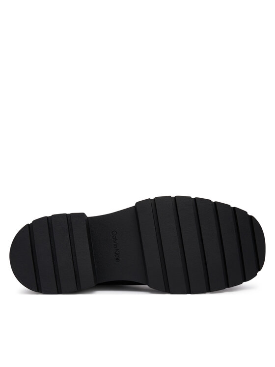 Calvin Klein Kotníková obuv s elastickým prvkem Calvin Klein Chunky Chelsea Boot Lth YW0YW02072 Bordó