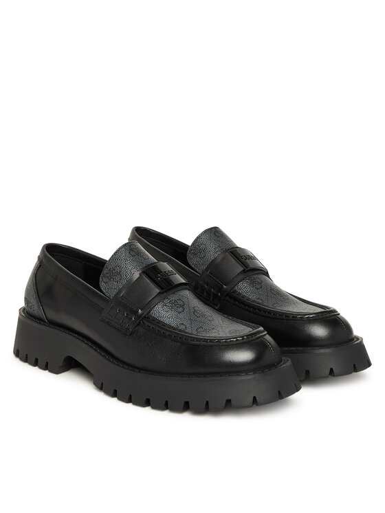 Guess Loafers Guess FMFZIA LEL14 Μαύρο