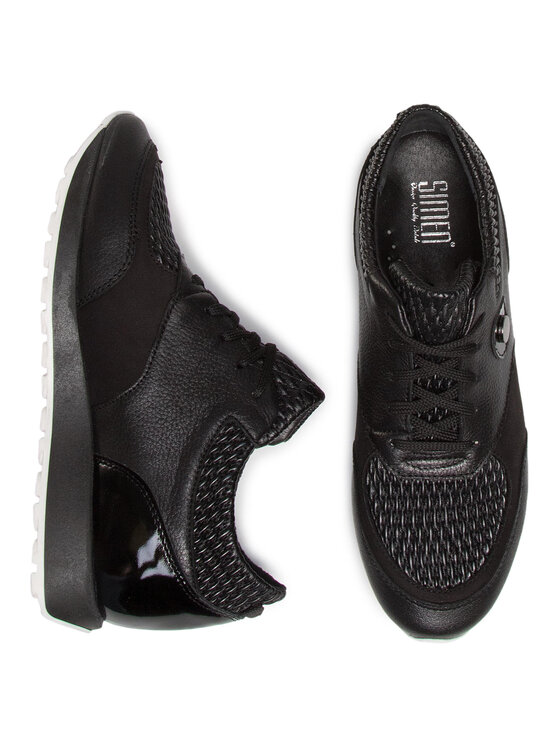 Simen Sneakersy Simen 00701 Czarny