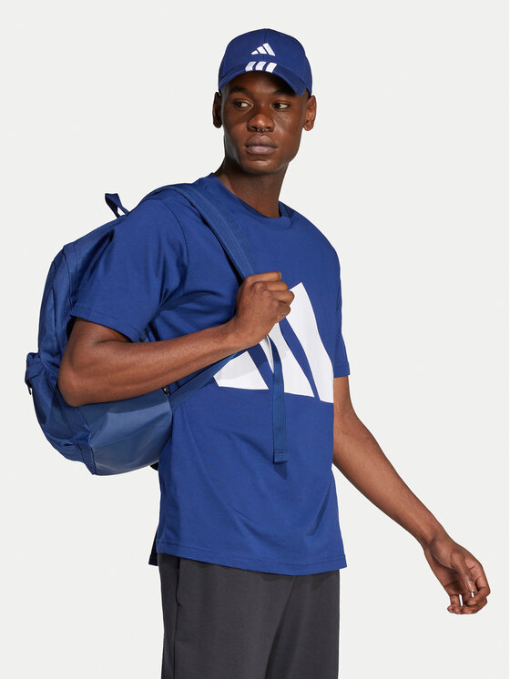 adidas adidas Футболка Essentials Big Logo JE8940 Cиній Regular Fit