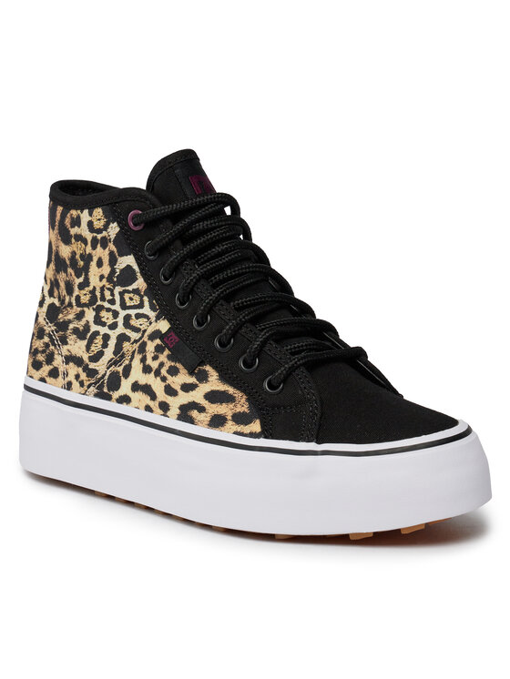 DC Shoes Sneakersy DC Shoes Manual Hi Wnt ADJS300286 Černá