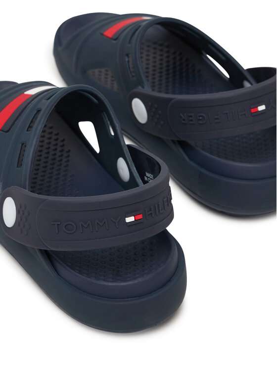 Tommy Hilfiger Basutės Tommy Hilfiger Comfy Sandal T3XF-34401-0083 S Tamsiai mėlyna