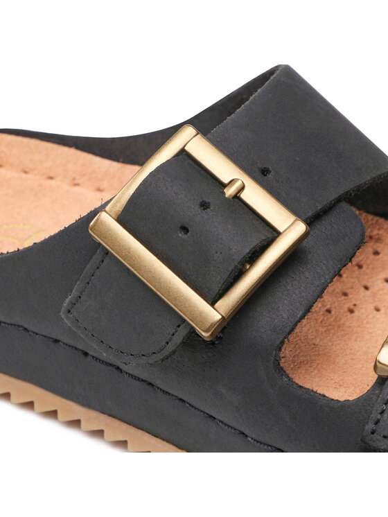 Clarks Šlepetės Clarks Brookleigh Sun 261650574 Juoda