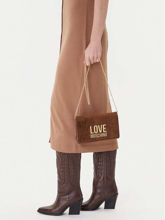 LOVE MOSCHINO Torebka LOVE MOSCHINO JC4127PP0NKB120A Brązowy