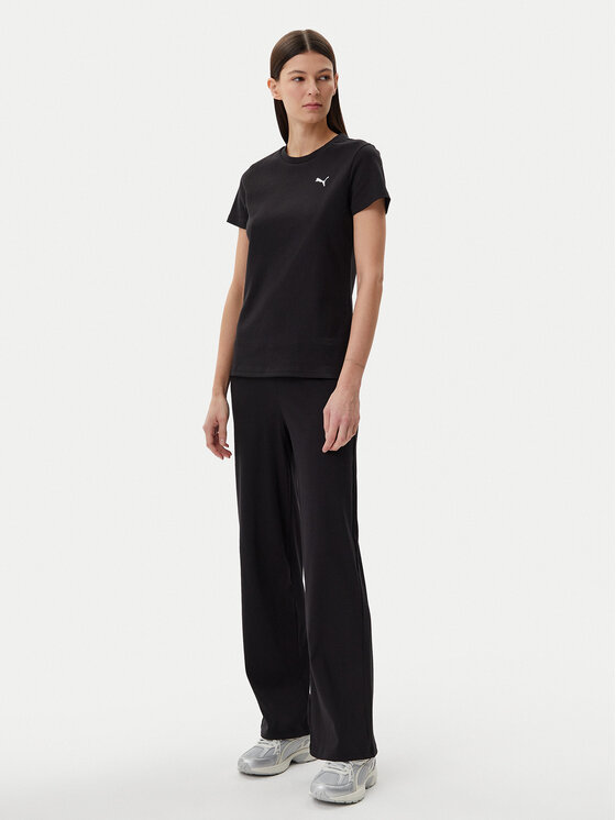 Puma Puma Футболка Ess Elevated 685021 Чорний Slim Fit