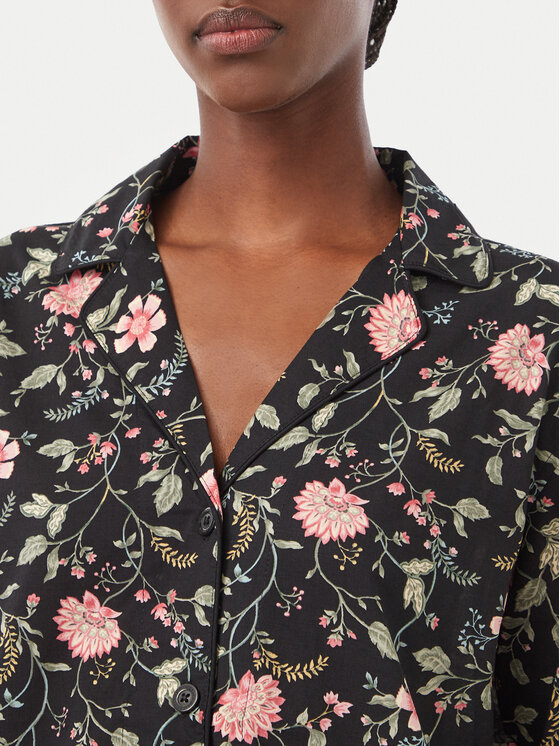 LAUREN RALPH LAUREN LAUREN RALPH LAUREN Pižama ILN92524 Črna Regular Fit