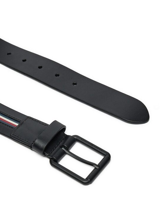 Tommy Hilfiger Cintura da uomo Tommy Hilfiger Casual AM0AM12813 Nero