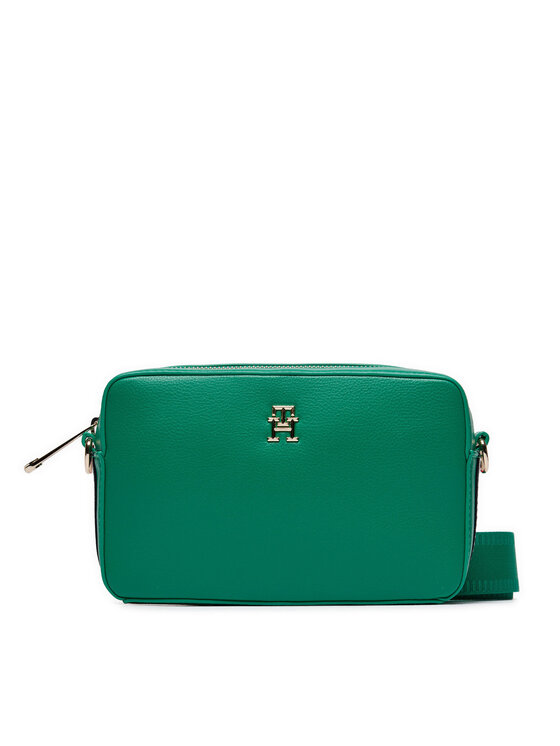 Tommy Hilfiger Geantă Tommy Hilfiger Th Essential Sc Camera Bag Corp AW0AW15707 Verde