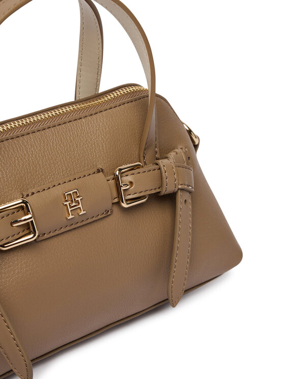 Tommy Hilfiger Rankinė Tommy Hilfiger Th Buckle Mini AW0AW19034 Smėlio