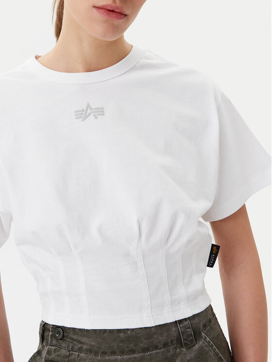 Alpha Industries Alpha Industries Футболка Waisted 148070 Білий Regular Fit