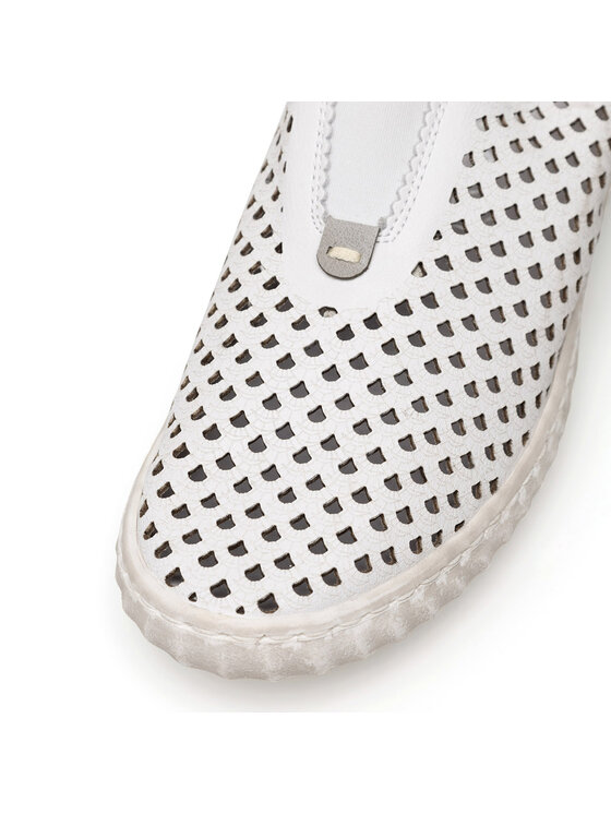 Rieker Pantofi Rieker N0965-80 Alb