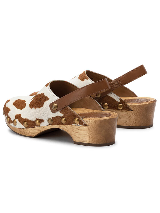 Tory Burch Сабо Tory Burch Blythe 50MM Studded Clog 56904 Білий