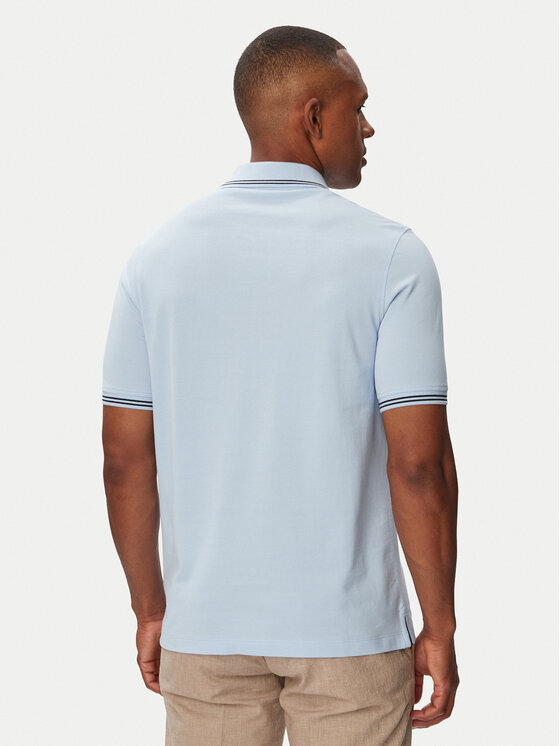 Bugatti Bugatti Polo 8150-15001E Azul claro Regular Fit