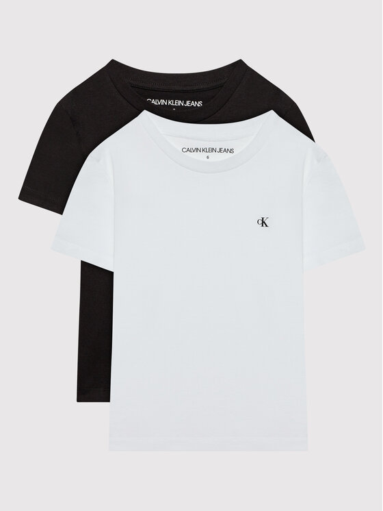 Calvin Klein Jeans Calvin Klein Jeans Marškinėlių komplektas Monogram IB0IB01093 Balta Regular Fit
