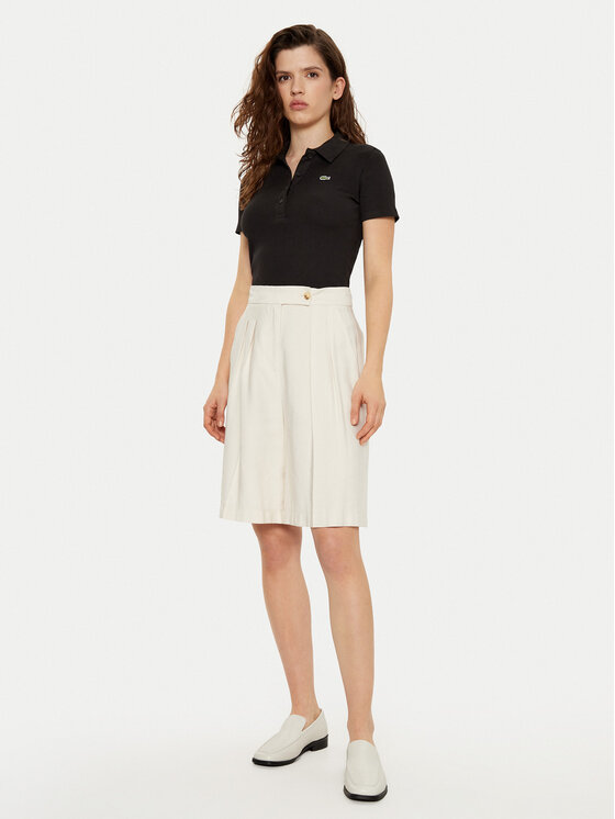 Lacoste Lacoste Поло DF5377 Чорний Slim Fit