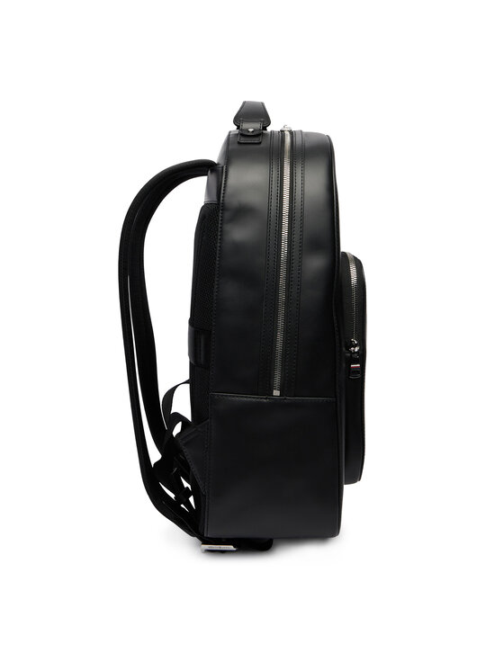 Tommy Hilfiger Раница Tommy Hilfiger Th Business Leather Backpack AM0AM14162 Черен