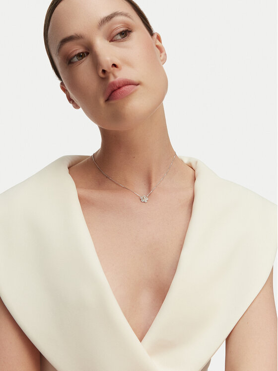 Swarovski Намисто Swarovski Flower 5755817 Срібний