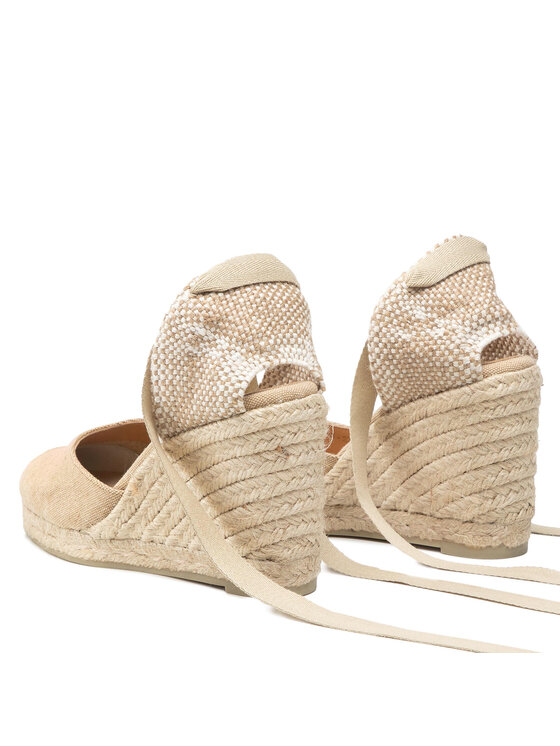 Castañer Espadrilky Castañer Carina/8/002 021642-2017 Béžová
