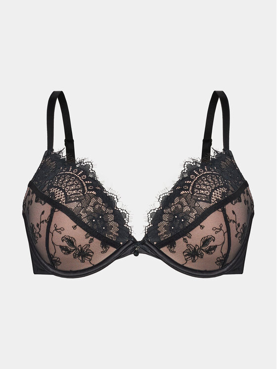 Hunkemöller Hunkemöller Reggiseno Push-up Sia Pp Push 203528 Nero