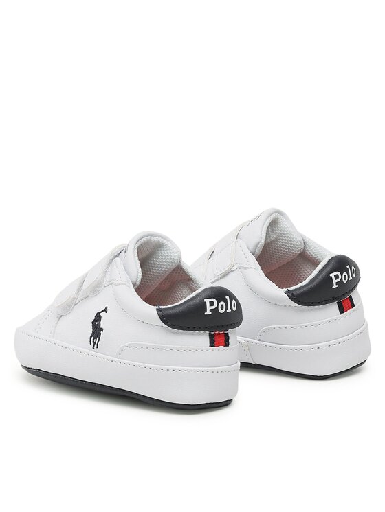 Polo Ralph Lauren Снікерcи Polo Ralph Lauren Heritage Court Ii Ez Layette RL100731 Білий