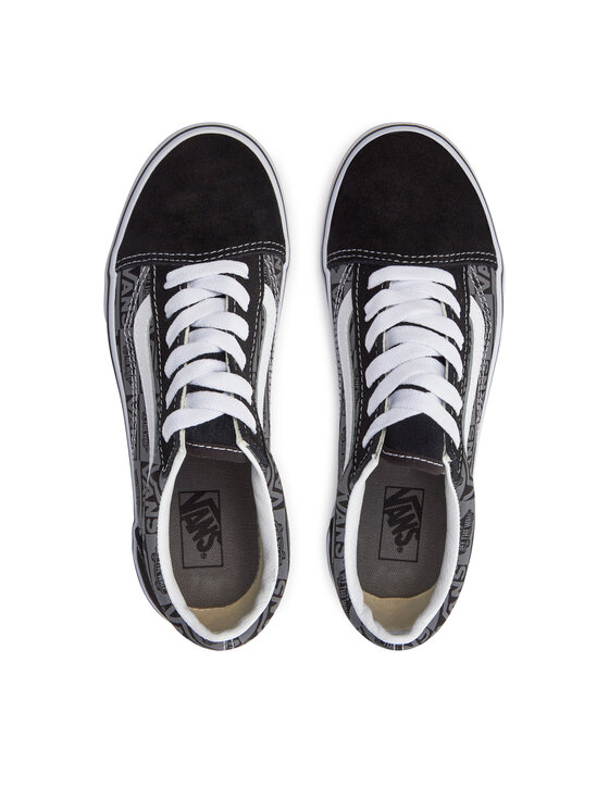 Vans Πάνινα παπούτσια Vans Jn Old Skool VN0A5EE6N421 Μαύρο