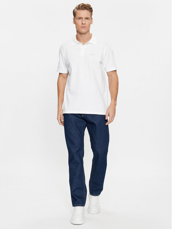 Gap Gap Polo 586306-05 Λευκό Regular Fit