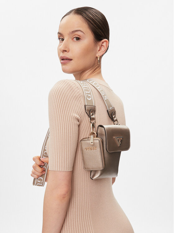 Guess Etui za mobitel Guess Latona (BG) Mini-Bags HWBG92 11810 Srebrna