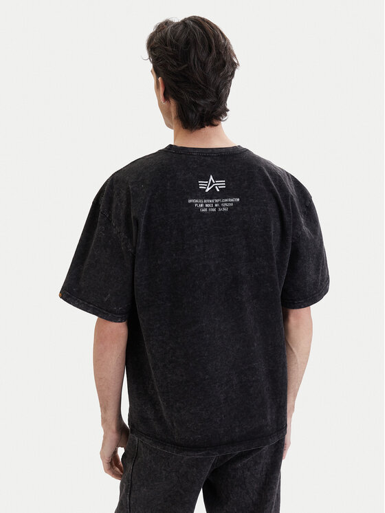 Alpha Industries Alpha Industries Camiseta Acid Logo 258519 Negro Regular Fit