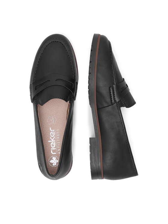 Rieker Mocasini Rieker 45300-00 Negru