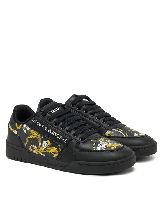 Versace Jeans Couture Снікерcи Versace Jeans Couture 78YA3SD4 Чорний