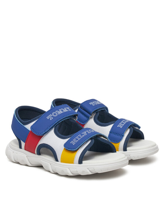 Tommy Hilfiger Sandali Tommy Hilfiger Velcro Sandal T1B2-33897-1591 S Pisana