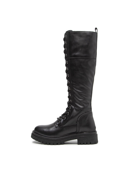 Geox Čižmy Geox D Iridea G D16HRG 05443 C9999 Čierna