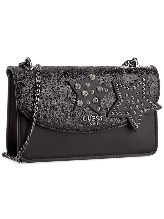 Дамска чанта Guess Fall In Love Mini HWGS67 90780 Черен | Obuvki.bg