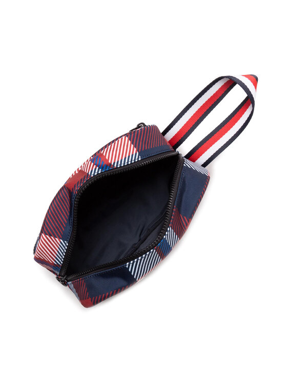 Tommy Hilfiger Kozmetični kovček Tommy Hilfiger Th Established Check Washbag AM0AM07825 Pisana