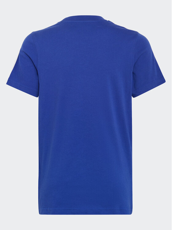adidas adidas Majica Essentials 3-Stripes Cotton T-Shirt IC0604 Modra Regular Fit