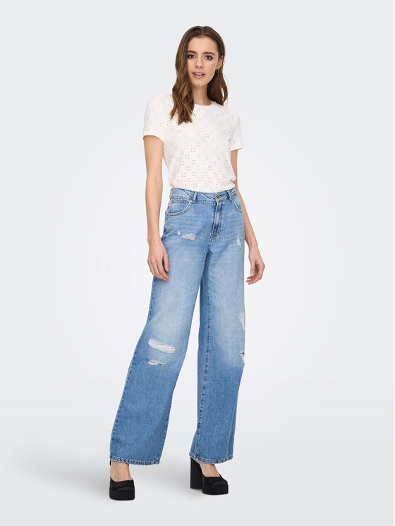 JDY JDY Футболка 15158450 Білий Regular Fit