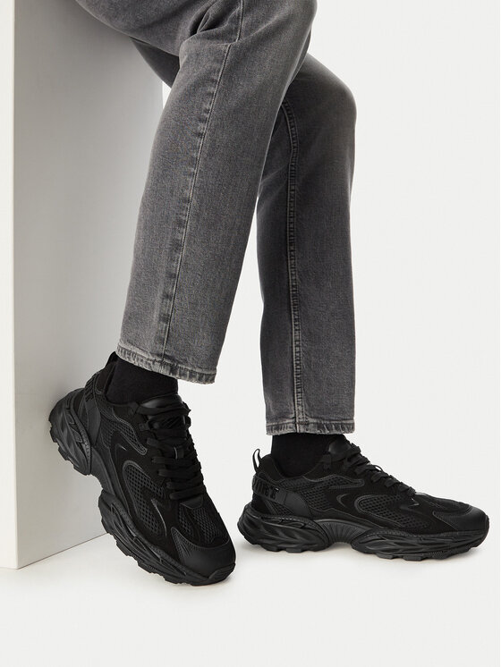 Plein Sport Sneakersy Plein Sport SAFS USC0931 STE003N Čierna