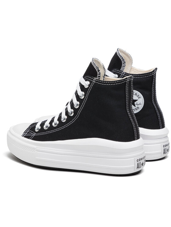 Converse Кеди Converse Chuck Taylor All Star Move Platform 568497C Чорний