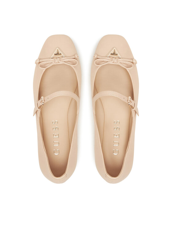 Guess Балетки Guess FLJKAY LEA02 Бежевий
