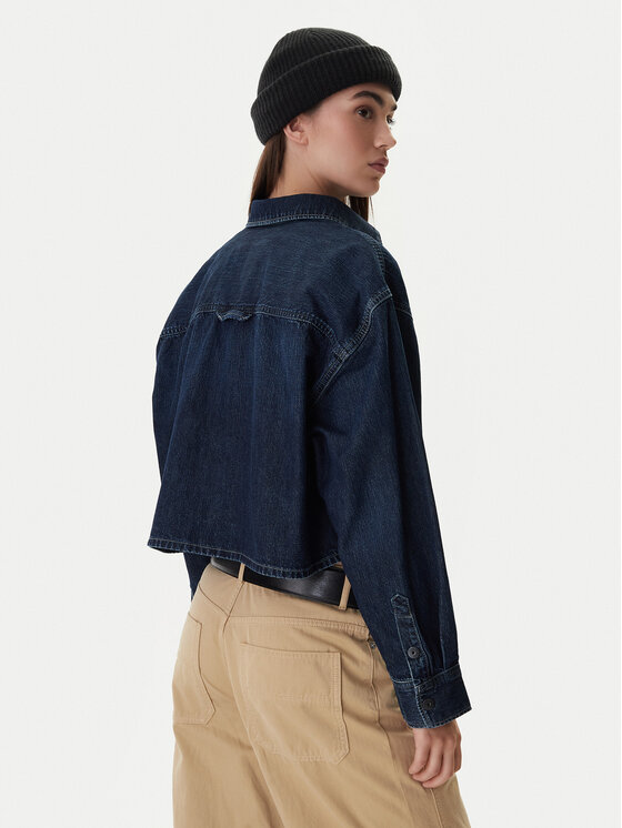 G-STAR G-Star Raw camicia di jeans D26851-E090 Blu scuro Boxy Fit